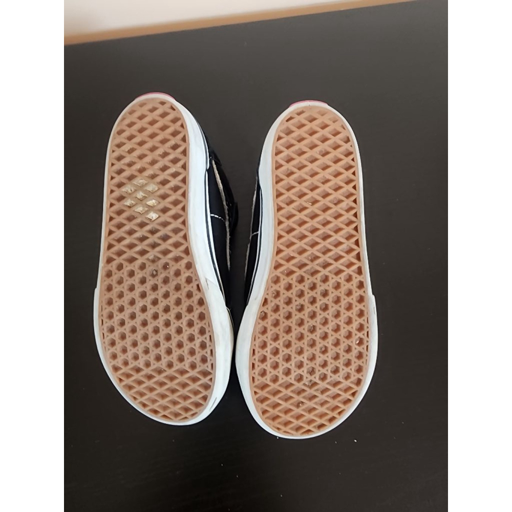 Boys Vans Sneakers Size 10 Black - Picture 7 of 7